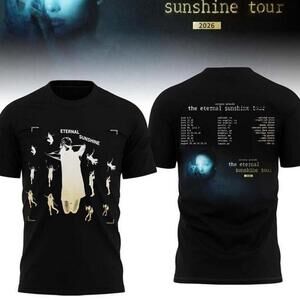 Ariana Grande 2026 The Eternal Sunshine Tour Celebarte 2 Sided Shirt